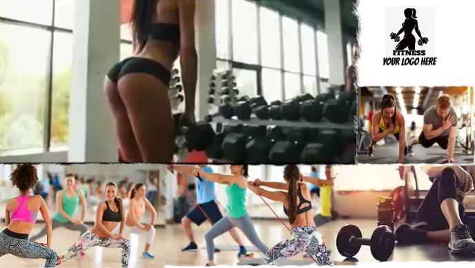 fitness11221 Facebook-omslagvideo (16: 9) template