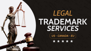 Black fiverr legal trademark banner services YouTube-miniature Template