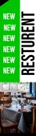 FLAG BANNER Skyscraper Ancho template