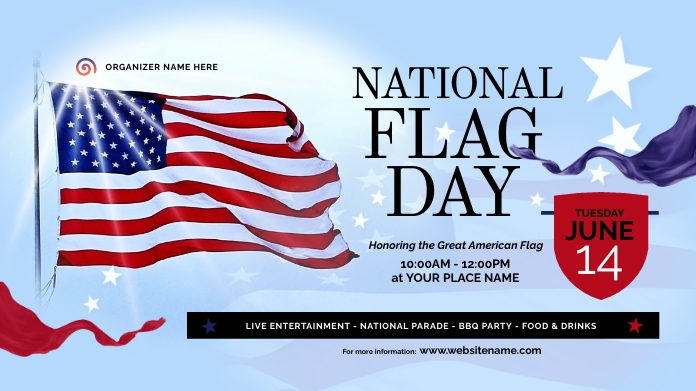 Flag Day Twitter Post Template | PosterMyWall