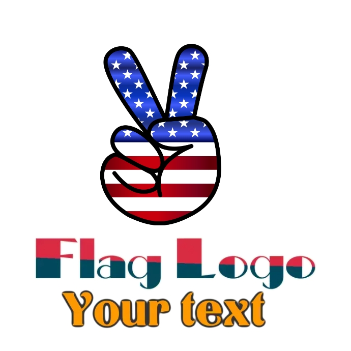 Copy of Flag Logo design template. | PosterMyWall