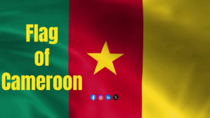 Flag of Cameroon Digitalanzeige (16:9) template