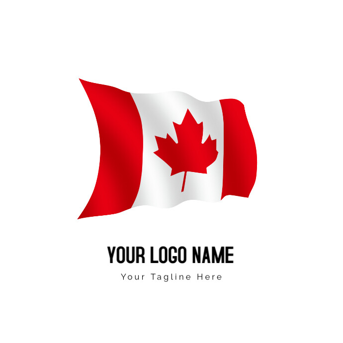 Flag Of Canada 150th Anniversary Of Canada Canada Day Maple Leaf Logo Logótipo template