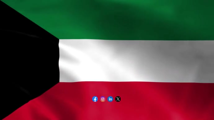 Flag Of Kuwait Digital Display Template | PosterMyWall