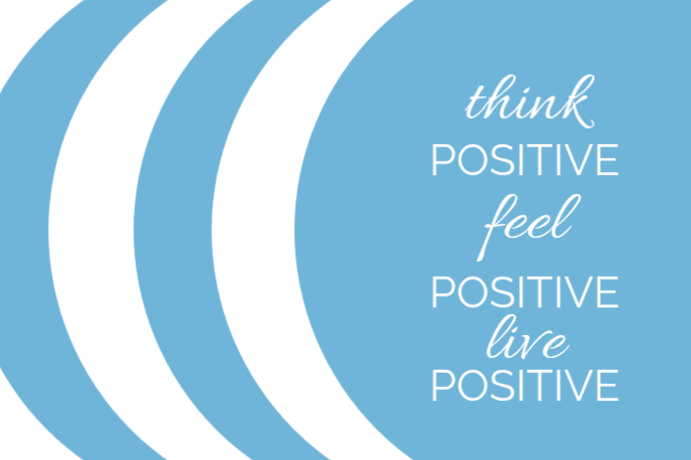 Blue Positivity Flags Template | PosterMyWall
