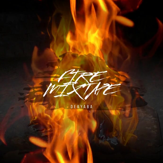 Copy of Flame Fire Simple Video Album Cover Music | PosterMyWall