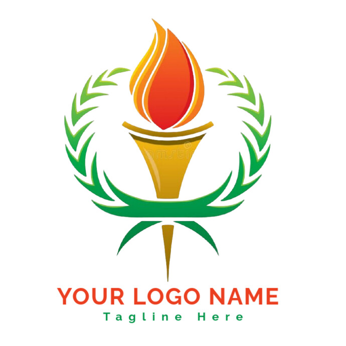 Flame Torch Logo Logo Template | PosterMyWall