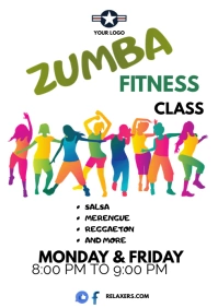 zumba A3 template