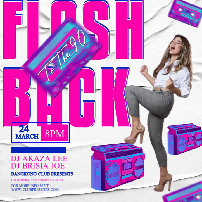 Flash Back Template | PosterMyWall