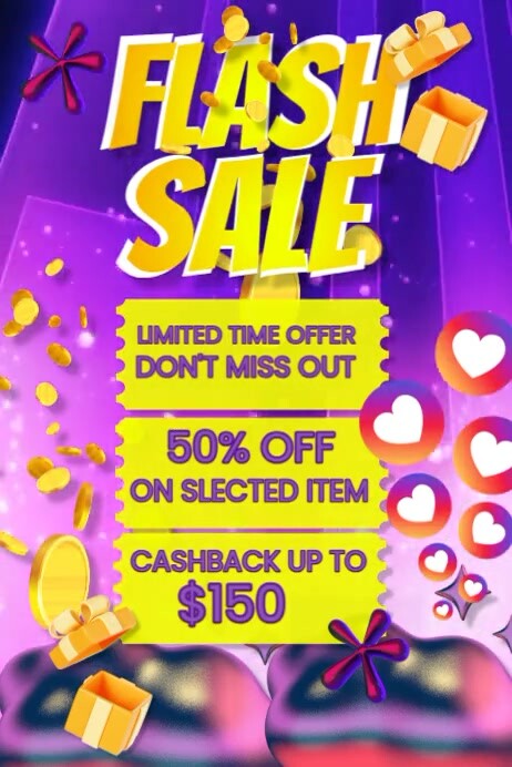 Plantilla de Flash Deal Flyer | PosterMyWall
