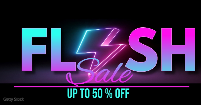 Copy of FLASH SALE 50 % OFF | PosterMyWall