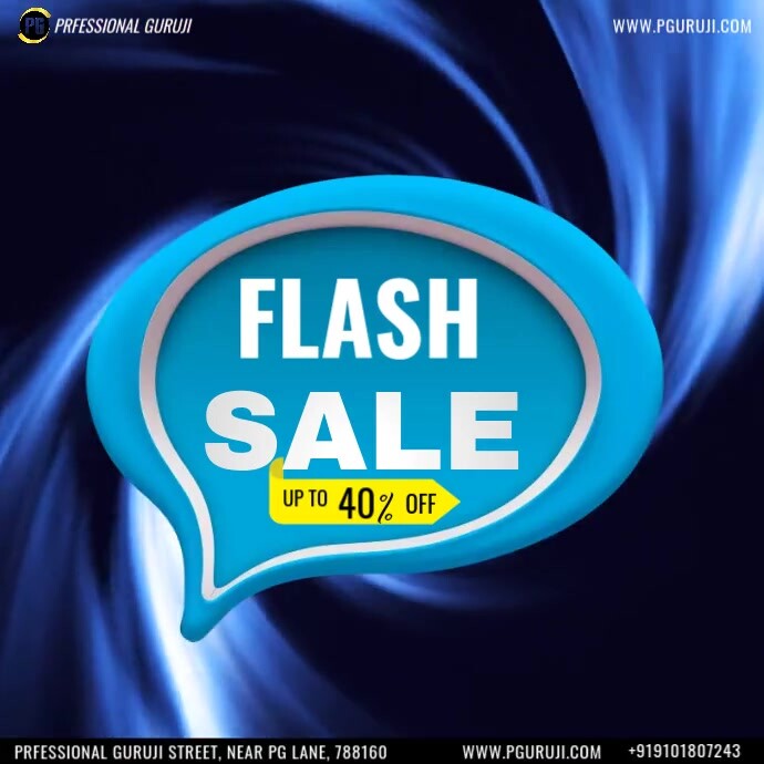 flash sale ad instagram video template, Wpis na Instagrama