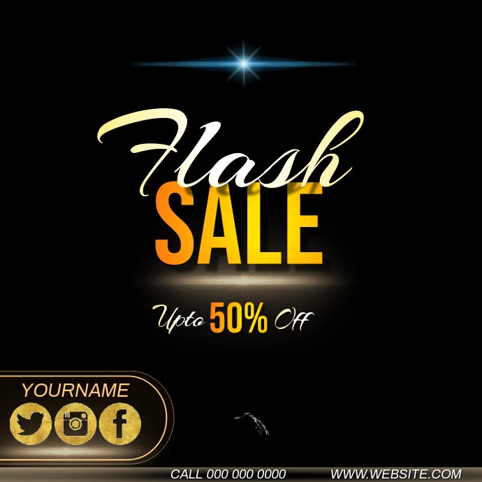 Flash Sale Ad Instagram Video Template Postermywall Flash Sale Ad Instagram Video Template Postermywall