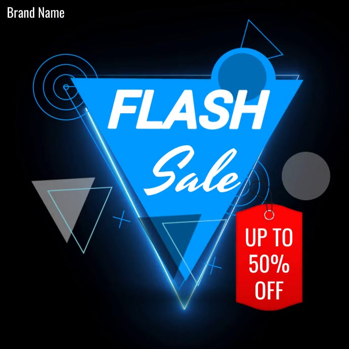 Flash sale ad template | PosterMyWall
