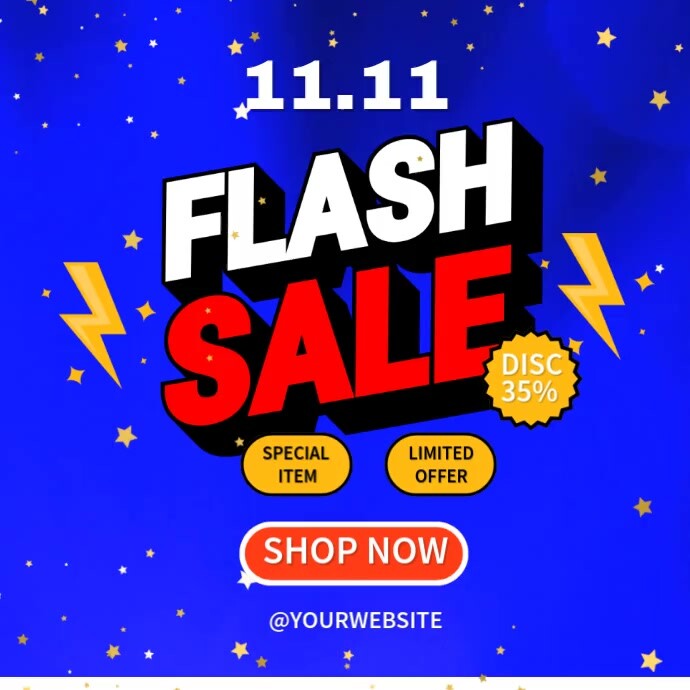 Plantilla de Flash Sale Ads | PosterMyWall