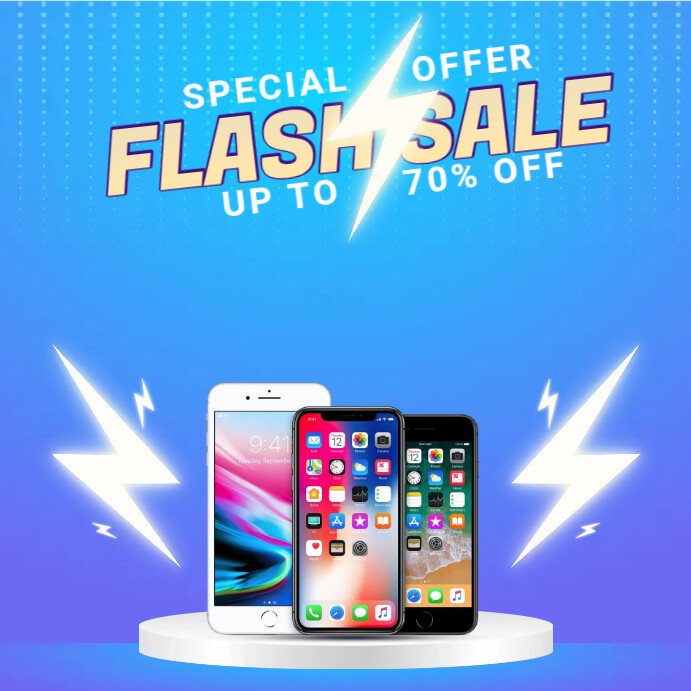 Flash Sale Ads Template | PosterMyWall