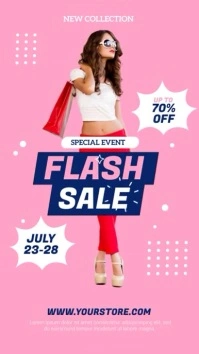 flash sale Instagram-verhaal template
