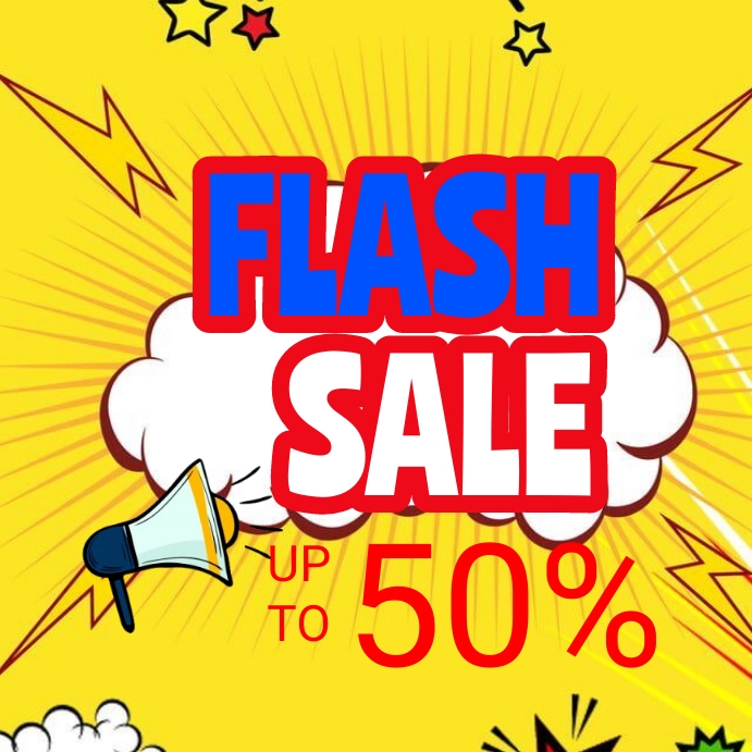 FLASH SALE Instagram Post template