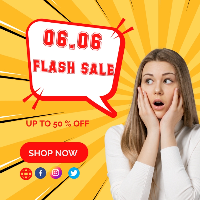 FLASH SALE Template PosterMyWall FLASH SALE Template PosterMyWall