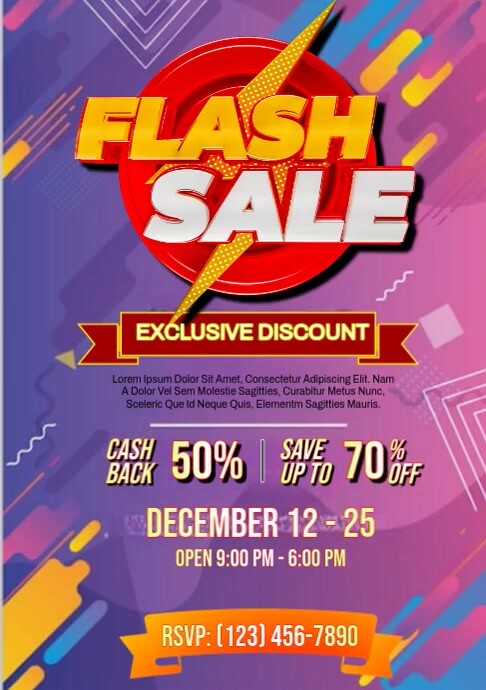Copy of Flash Sale | PosterMyWall