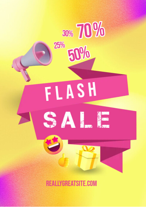 Copy of flash sale flyer | PosterMyWall