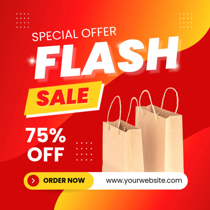 Plantilla de flash sale template | PosterMyWall