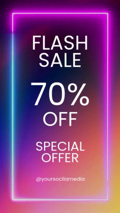 Copy of flash sale template | PosterMyWall