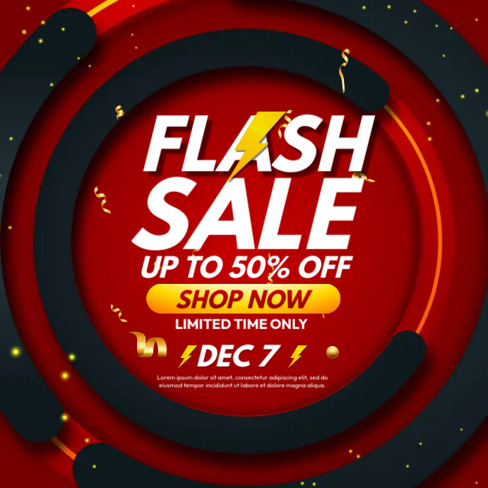 Copy of Flash Sale Template | PosterMyWall