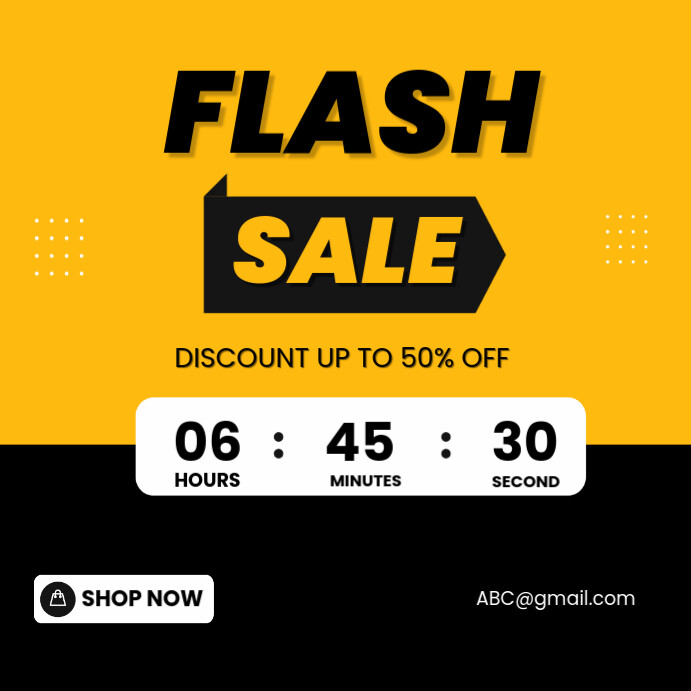 Copy of Flash Sale Template | PosterMyWall