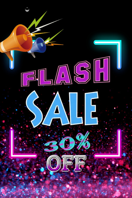 Copy of Flash Sale Template Poster | PosterMyWall