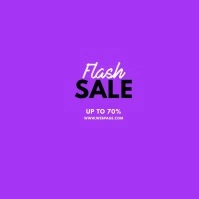 Flash Sale Video Ad Template Cuadrado (1:1)