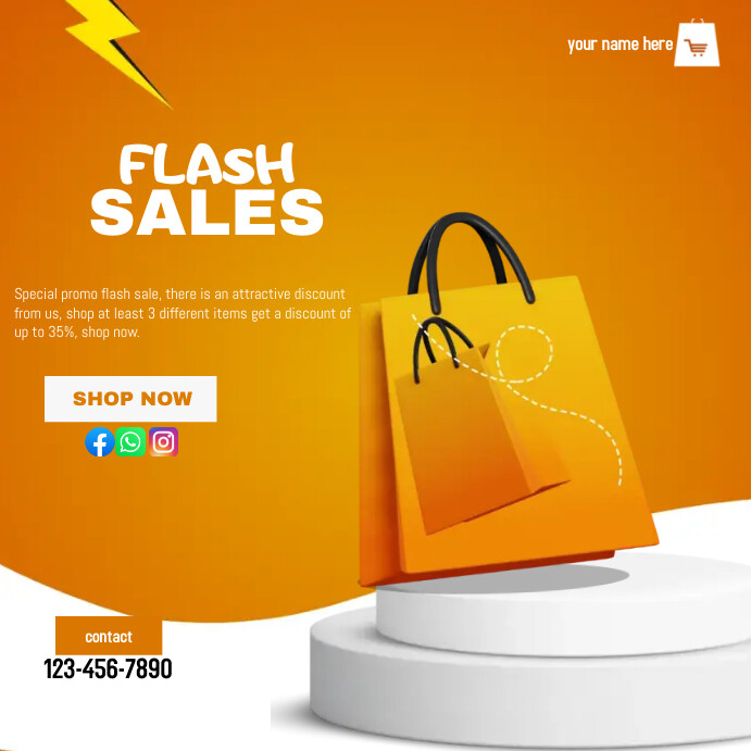 Copy of Flash Sales | PosterMyWall