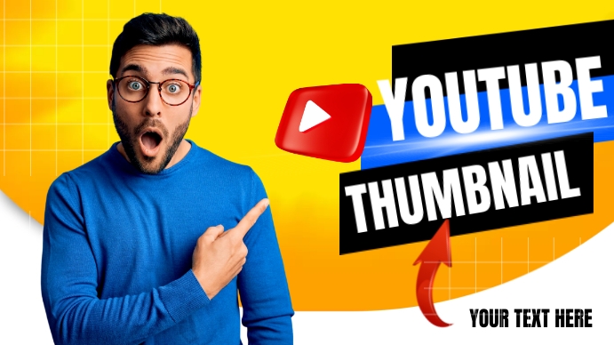 flashy thumbnail Miniatura do YouTube template