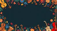 flat vector music background wallpaper | Music background for posters, banners, and digital backgrou template