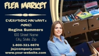 Flea Market Business Card template