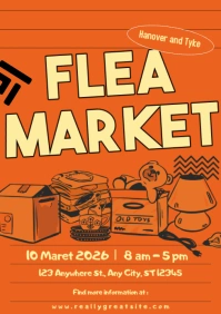 Flea Market A3 template
