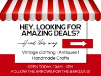 Flea Market Sign template