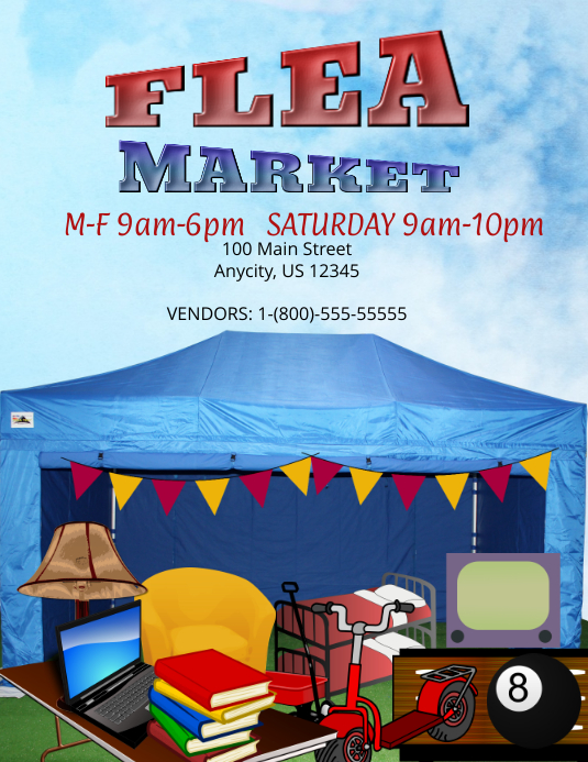 Flea Market Template PosterMyWall