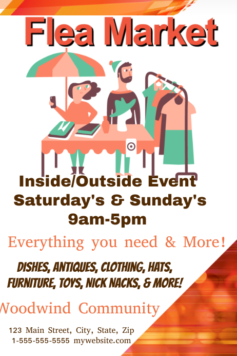 Flea Market Template PosterMyWall
