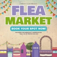 Flea Market Instagram Post template