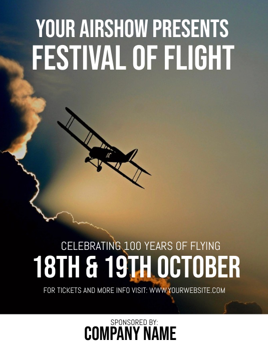 Copy of Flight Flyer Template | PosterMyWall