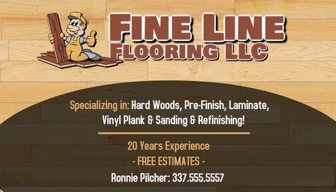 Flooring Company Business Card Template Postermywall
