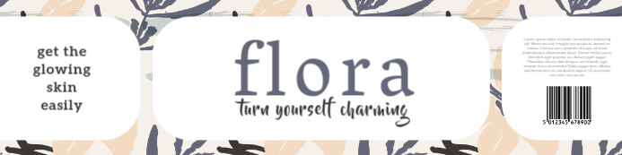 Flora Bottle Labels Template | PosterMyWall