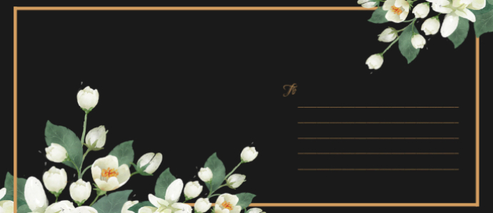 Floral Envelope Design Modelo | PosterMyWall