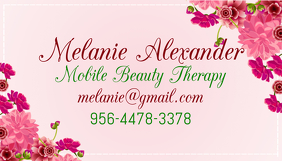 Floral Business Card Visitenkarte template