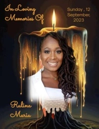 Floral Celebrating Life Flyer , a celebration template