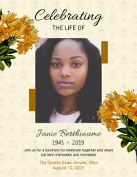 150 Obituary Customizable Design Templates Postermywall