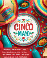 Floral Cinco De Mayo Po Instagram Portrait template