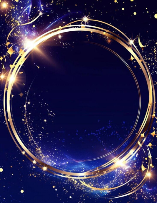 Floral Cosmic Elegance Frame Flyer (us Letter) Template | PosterMyWall