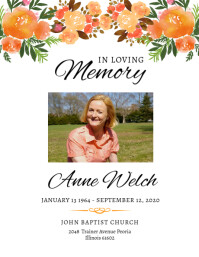 2 170 Death Anniversary Customizable Design Templates Postermywall